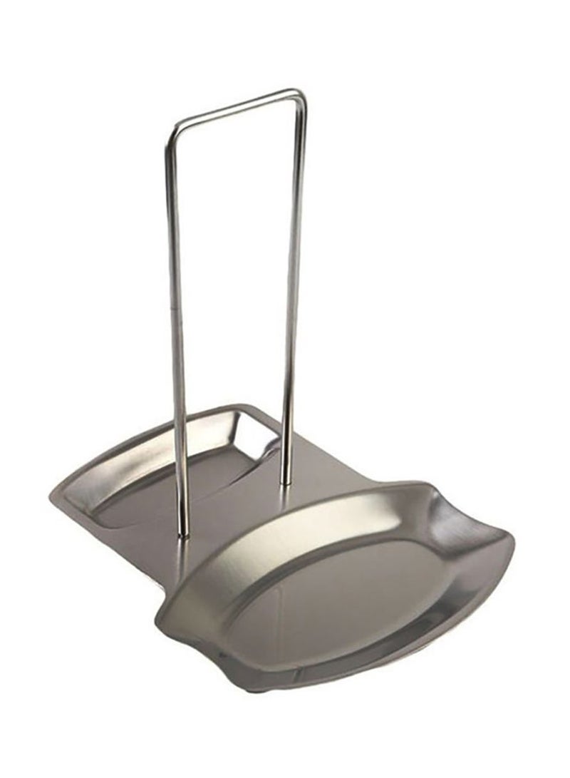 FRIEET Stainless Steel Pan Pot Cover Lid Rack Stand Spoon Holder Silver 18.5x15.5x20centimeter  - Image 1