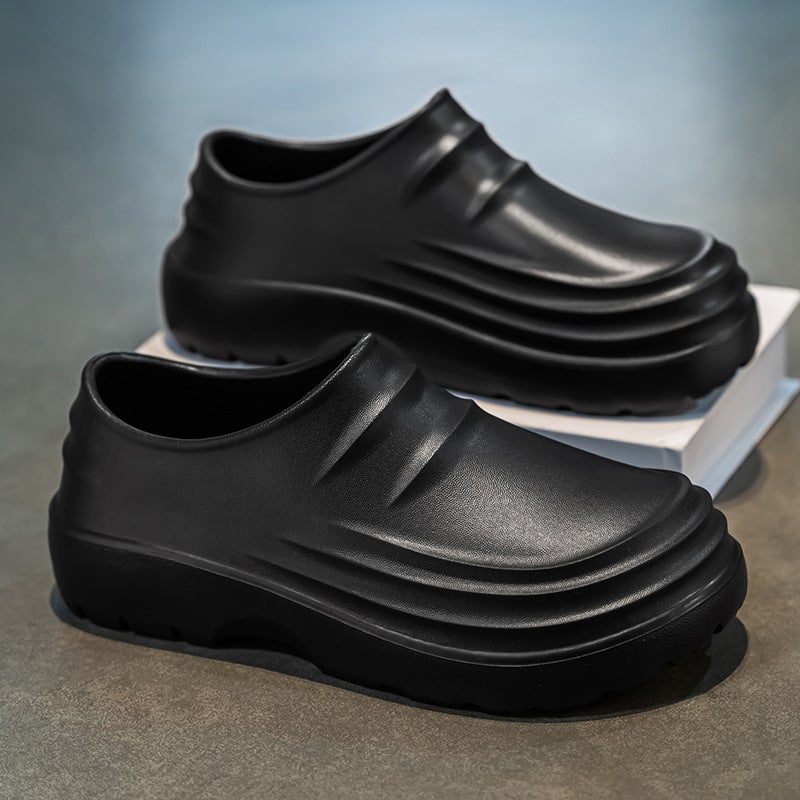 Chef Shoes Waterproof All-Inclusive Work Shoes Lightweight Thick-Soled Clean Shoes Restaurant - Image 5