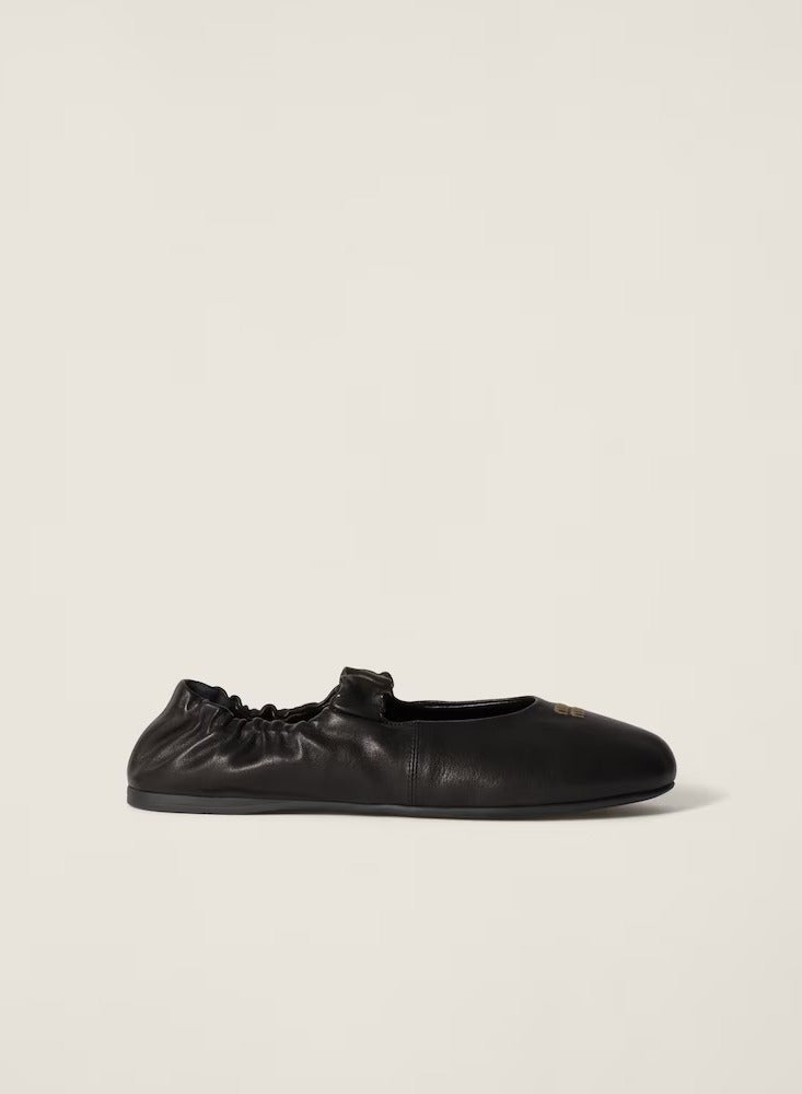 Miu Miu Ruches ballerinas in nappa leather - Image 2