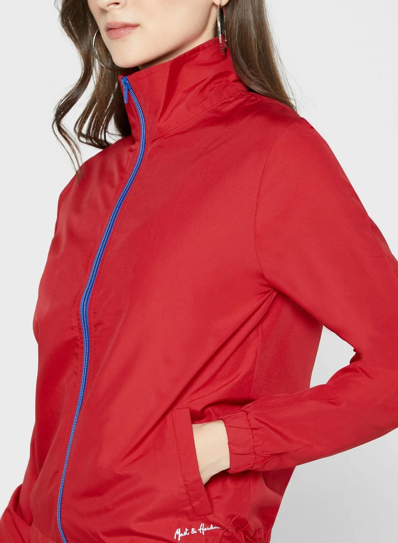 Mast & Harbour Zip Through Jacket