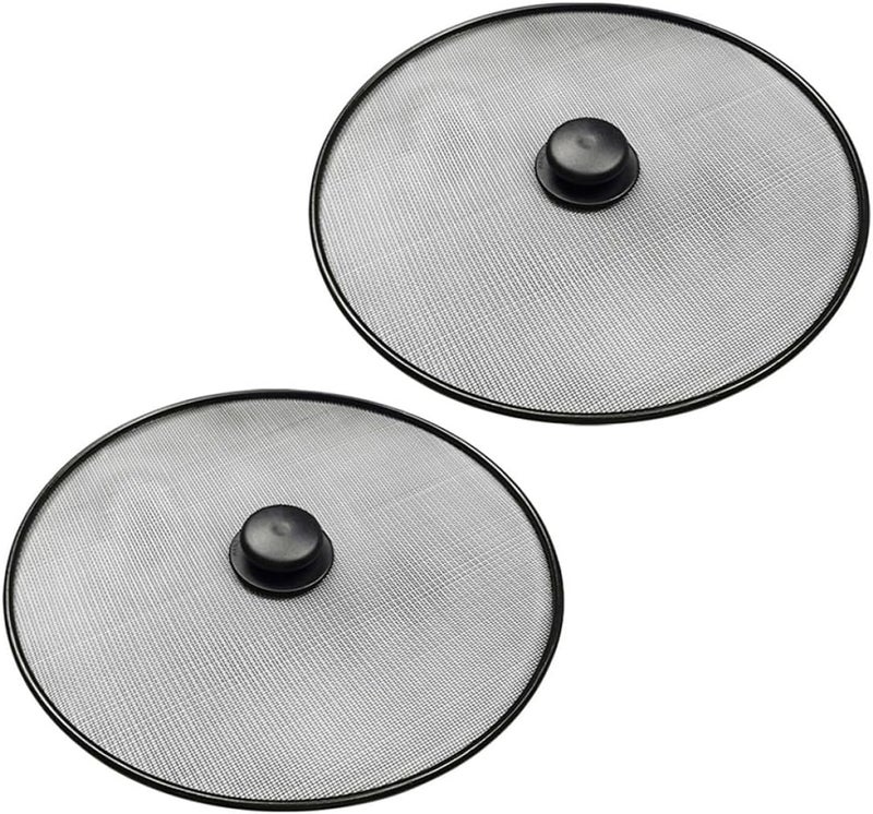 Trendy varied sizing alternatives Cabilock 2 Pcs 25cm Stainless Steel Splatter Screen and Splash Guard for Cooking Pan Mesh Pot Lid Oil Splash Shield for Stove Frying Skillet Batch consistent craftsmanship Riyadh Jeddah Dammam ship Workday cycle fulfillment Spec compliant trusted quality KSA market popular practical build Stable domestic stock Long term heavy use compatible Dispersed regional warehouses Medium weight Batch uniform stable quality Main road full logistics cover Local inventory listed item Globally popular elegant design Integrated local logistics Dense material Long lifespan Multi-demand compliant quality Durability enhanced Individual group scene compatible Land transit & shipment compatible Strong durable raw material Multi-style matching design Regular scheduled transit Single & bulk use compatible - Image 1