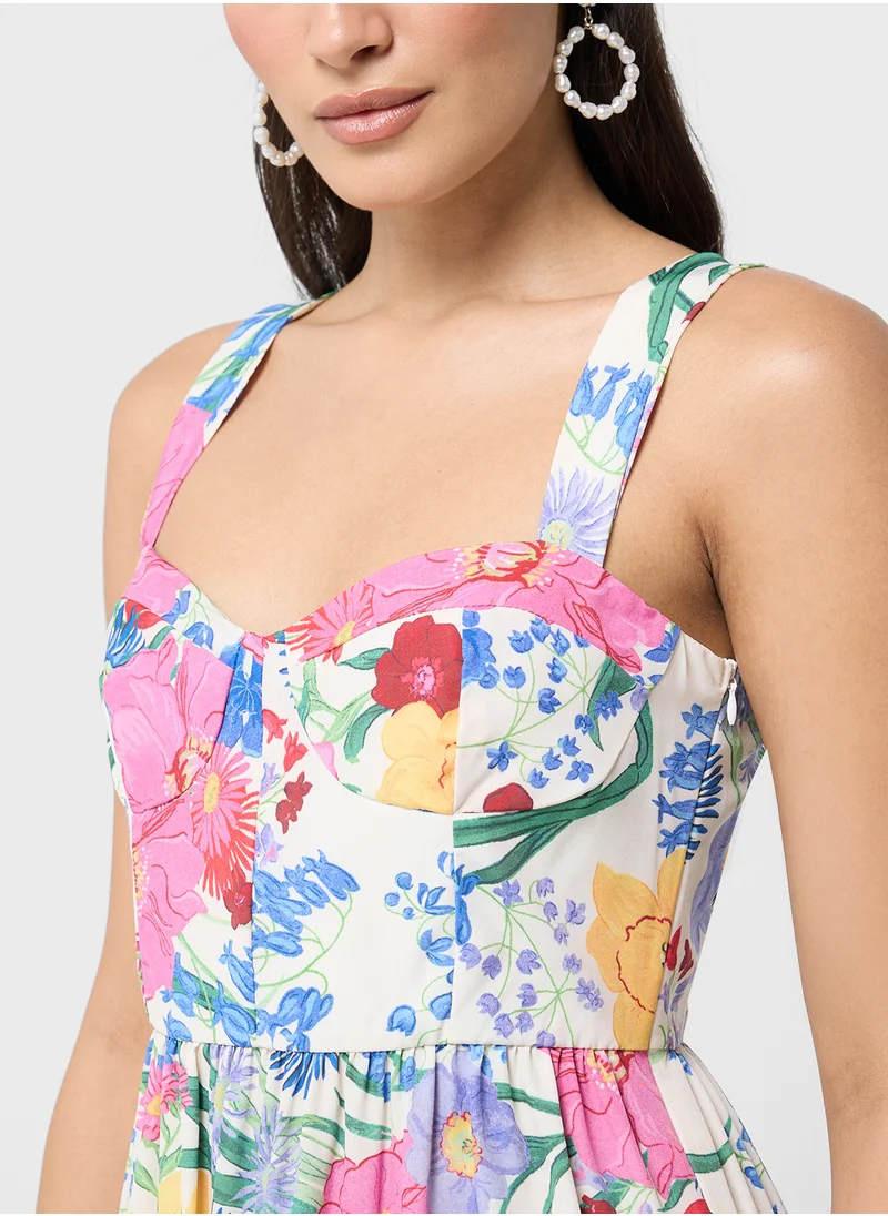 ايلا Floral Print Dress