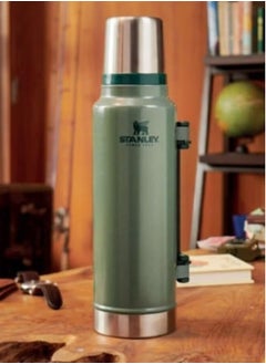 Stanley Classic Legendary 1.9L 2.0QT Green Thermos Bottle – BPA-Free Stainless Steel, Keeps Hot for 45 Hours and Cold for 40 Hours, Leakproof Lid Doubles as Cup, Dishwasher Safe