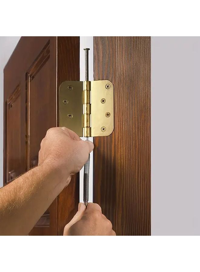 Dual Head Spring Loaded Nail Setter Punch High Carbon Steel Woodworking Tool - Image 4