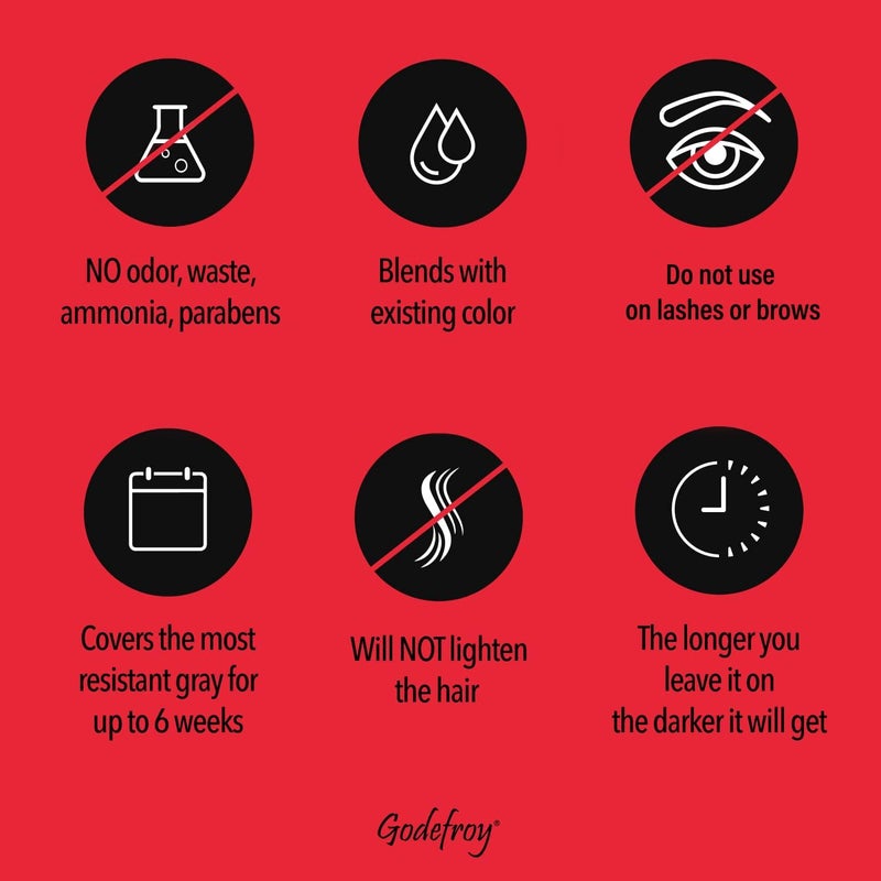 Godefroy 204 Godefroy Color Tint Kit Medium Brown by Godefroy - Image 4