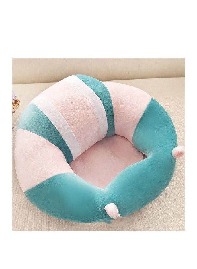 BAIG Plush Baby Seat Soft Stuffed Infant Learn Sit Sofa Chair Safe Baby Feeding Seat for Lunch Dinner Plush Educational Toys - Image 1