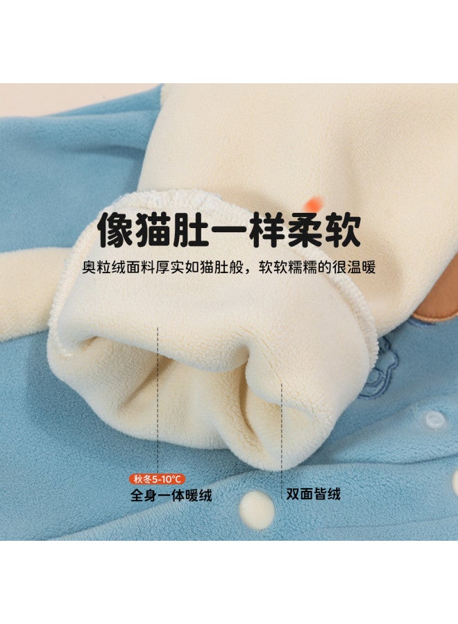 Bornbay spring/fall Boys' Outerwear Playful Cartoon Jacket With Warm Fleece Lining Windproof Coat Top - Image 5