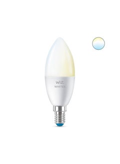 Wiz WiZ Smart Bulb Candle LED White C37 E14 470lm Wi-Fi ( Compatible With Google Assistant, Alexa & Siri)- 3 White Bulbs Bundle,  - Image 2