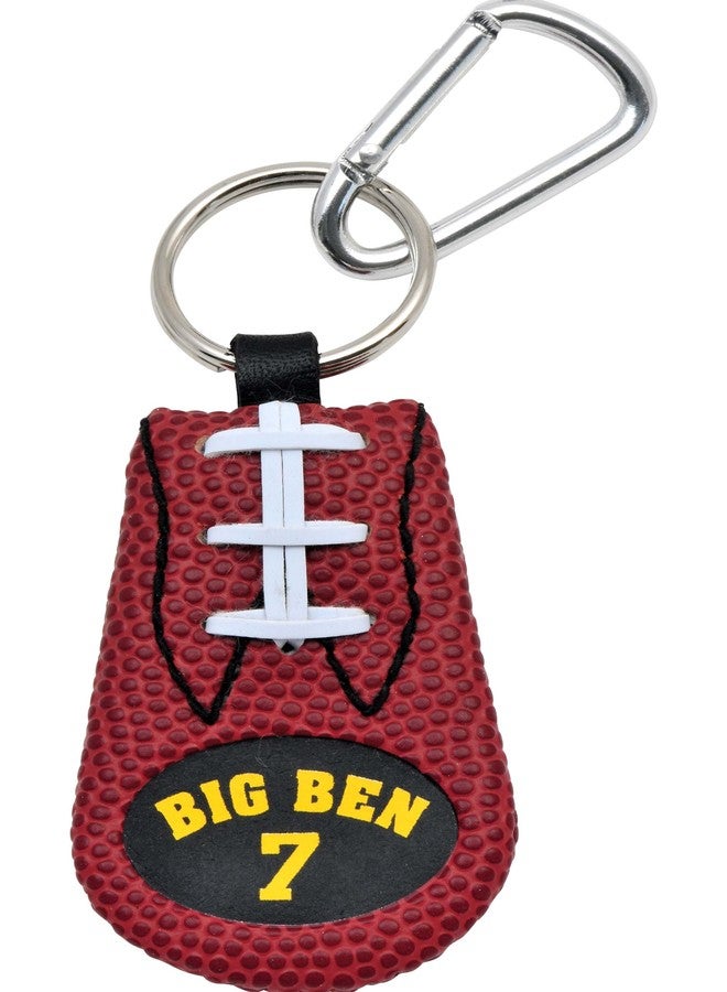 GameWear NFL Pittsburgh Steelers Ben Roethlisberger Classic NFL Jersey Football Keychain - Image 1
