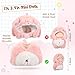 Simgoing 4 Pack 10cm Doll Clothes for 39 Inches Stylish Mini Collectibles Figure Mini Miniature Costume Dress up for Play Display No Doll BeesMonkeysSharks - Image 4