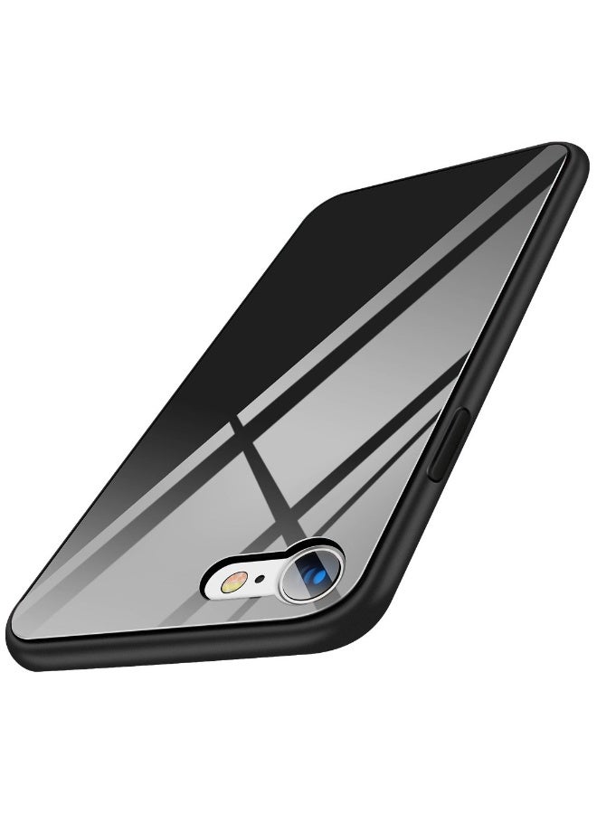 جراب Humixx Slim لهاتف iPhone 7/8، أسود مطفي، MF-CS-iPhone-7-BLACK-US - Image 1