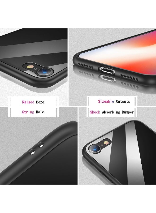 جراب Humixx Slim لهاتف iPhone 7/8، أسود مطفي، MF-CS-iPhone-7-BLACK-US - Image 4