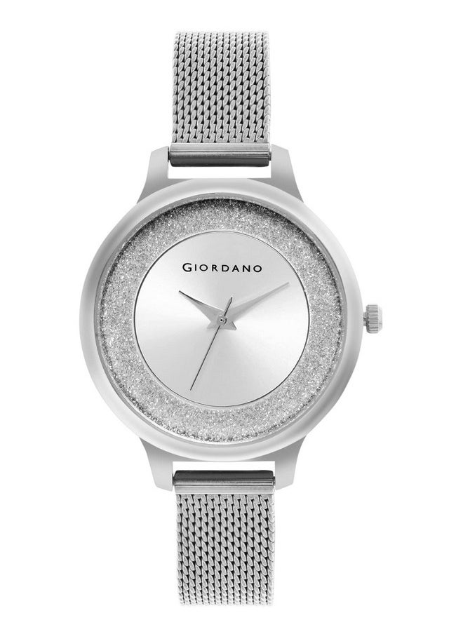 GIORDANO Giordano AW22 Collection Analog Watch for Women Stylish Metal Strap| 3 Hands Mechanism with Water Resistance Latest Generation Premium Analogue Watches Ideal Gift for Female, Ladies & Girls - GD4071  - Image 1