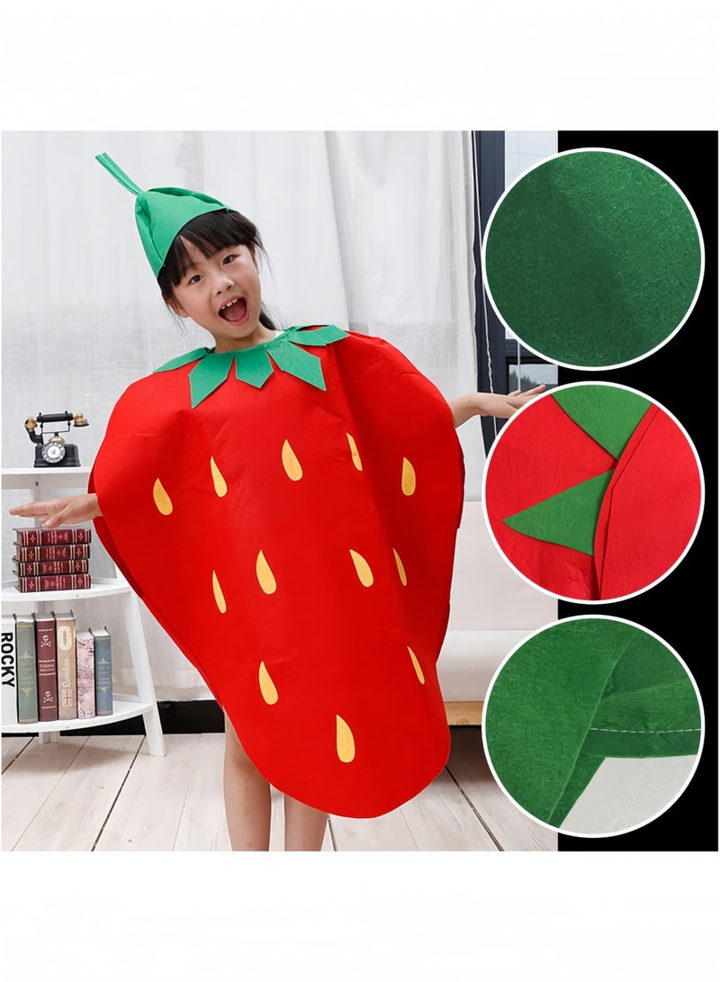 GGEROU Kids Fruit Costume Funny Nature Costumes Suits Holiday Halloween Christmas Cosplay Costumes Set Performace Props for Girls Boys - Image 2