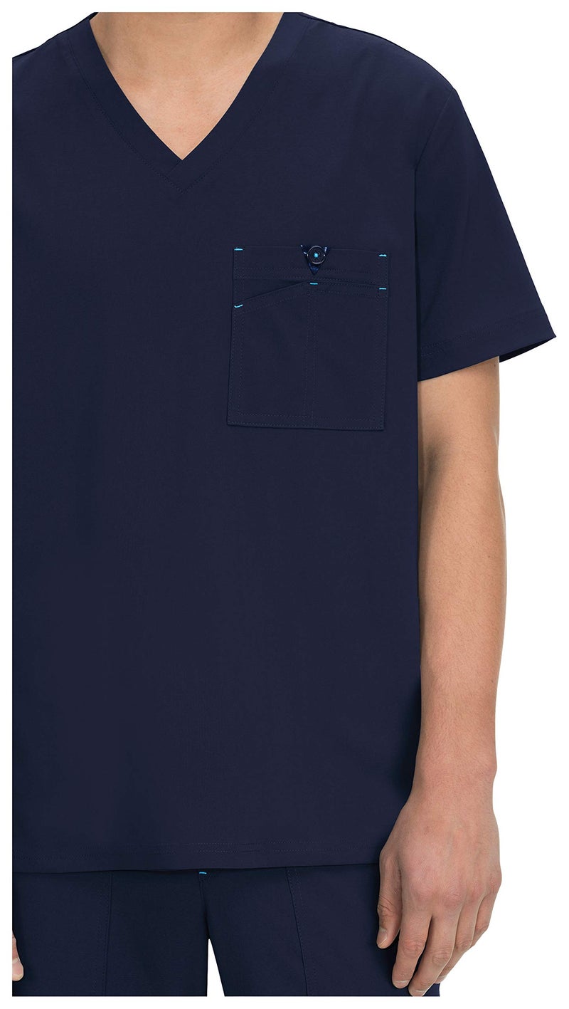 KOI Basics for Men 668 Bryan Top (Navy, X-Large) - Image 3