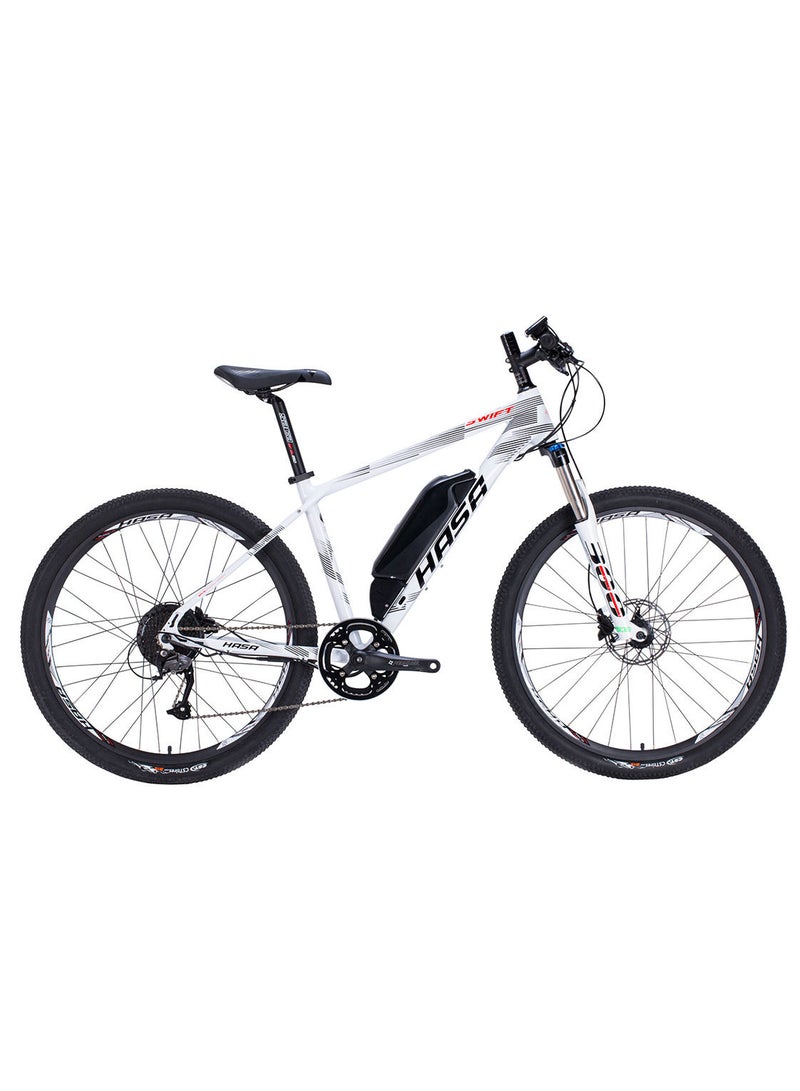 HASA Swift 27.5 E-Bike - White - Image 1
