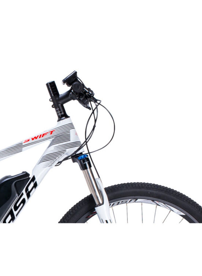 HASA Swift 27.5 E-Bike - White - Image 4