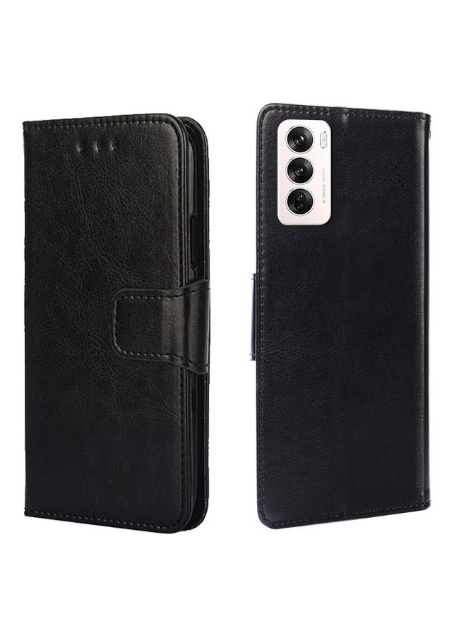 اس-توب جراب هاتف OPPO Reno12 5G Global جراب هاتف جلدي من الكريستال - Image 1