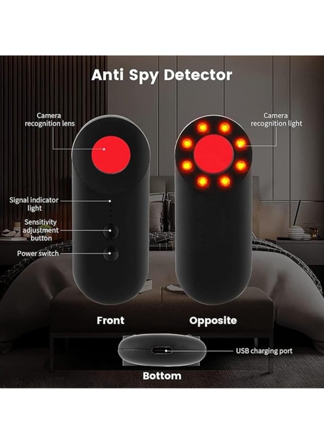 Generic - Hidden Camera Detectors - Infrared LED Spy Detector for Anti Spy, GPS Tracker, Wireless Signal Scanner - Find Hidden Devices and Cameras in Apartments, Hotels, Locker Rooms - Image 1