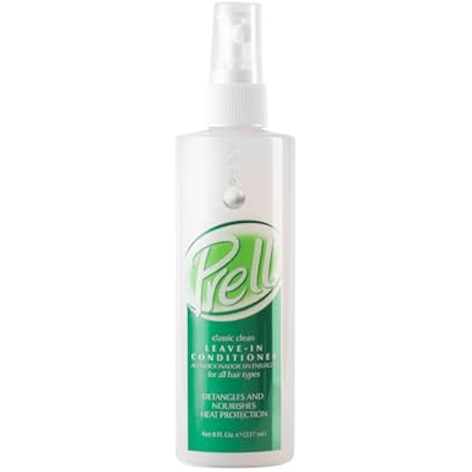 Prell CLASSIC CLEAN LEAVE-IN CONDITIONER, DETANGLES AND NOURISHES HEAT PROTECTION 8 FL. OZ FOR ALL HAIR TYPES. - Image 1