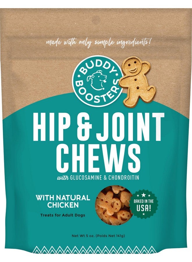 BUDDY BISCUITS Boosters 5 Oz. Pouch Of Hip And Joint Soft Chews Dog Treats Made With Natural Chicken - Image 1