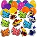 stargo 16 Pack Colorful Prefilled Easter Eggs bulk with toys mini Aircraft pullback Helicopters Airplanes Plastic Easter Eggs Filled Basket Fillers Egg Hunts Party Favors Boys Goodie Bags - Image 2