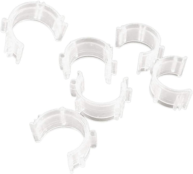 klarakoBobbin Clamps Holder Thread klarako50 Pieces Bobbin Holder Clips klarakoColorful Bobbin Thread Clamps for Embroidery Sewing Supplies klarakoClear - Image 1