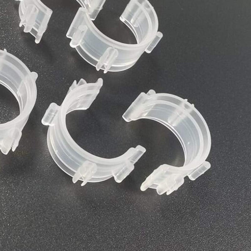 klarakoBobbin Clamps Holder Thread klarako50 Pieces Bobbin Holder Clips klarakoColorful Bobbin Thread Clamps for Embroidery Sewing Supplies klarakoClear - Image 2