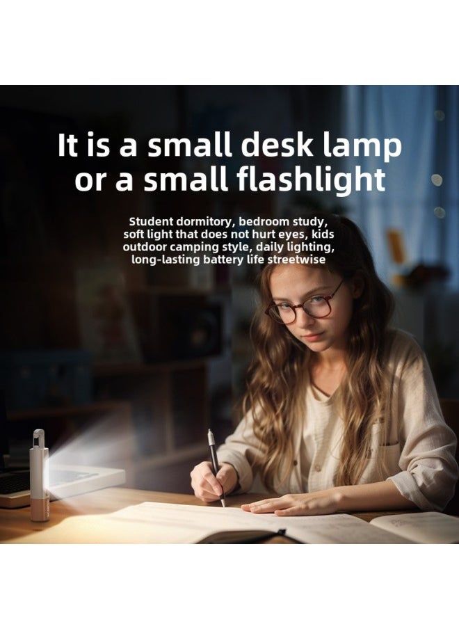 Smiling Shark Portable Mini High Brightness Colorful Flashlight Telescopic Zoom Camping Flashlight Three-gear Adjusting Flashlight-Color:622b Retractable Flashlight-black [built-in Battery 600mah]