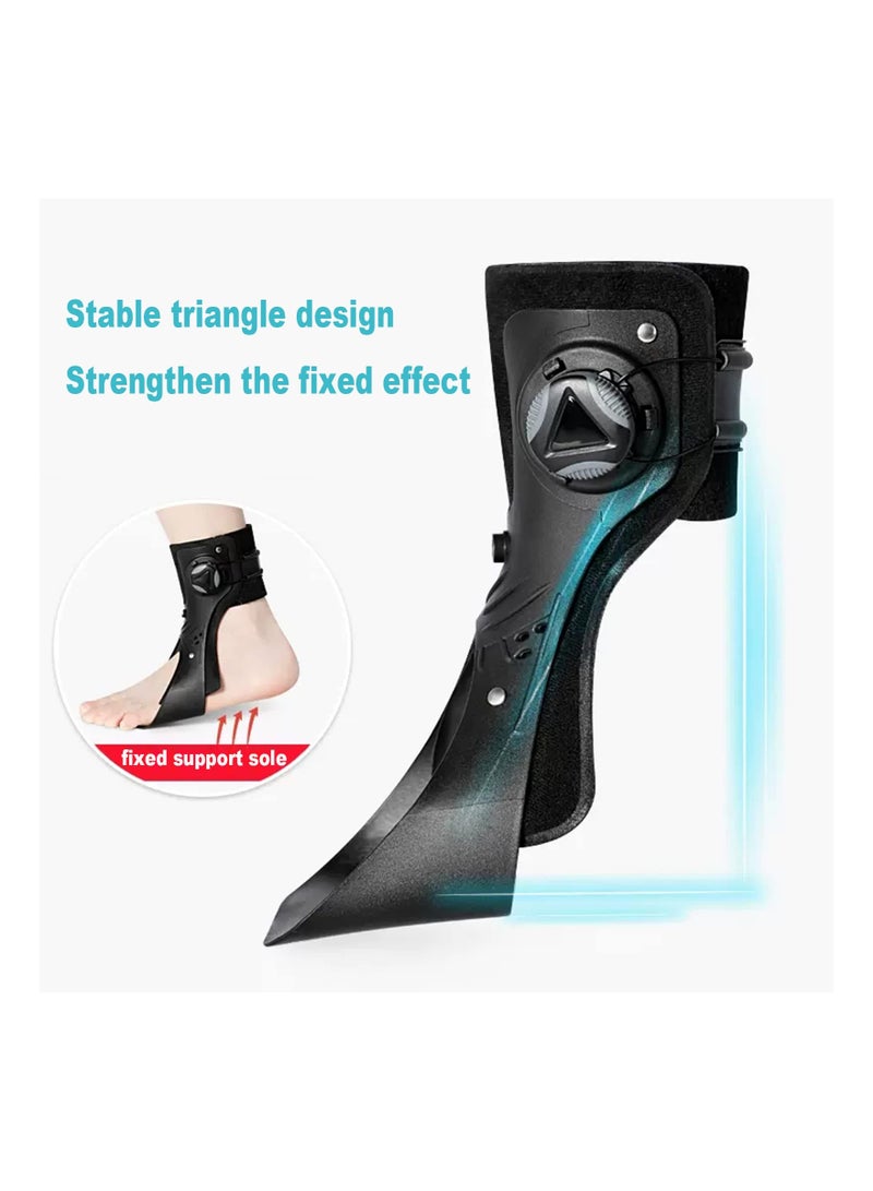 AFO Drop Foot Brace Orthosis, Ankle Orthosis Support with Comfortable Inflatable Airbag, Foot Drop Brace Splint Ankle Foot Orthosis Walking for Hemiplegia Stroke Shoes Walking (Right Foot XL) - Image 4