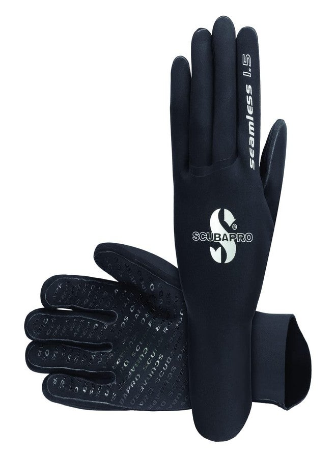 SCUBAPRO - Seam Less Gloves 1.5 mm, Black, Size XL - Image 1