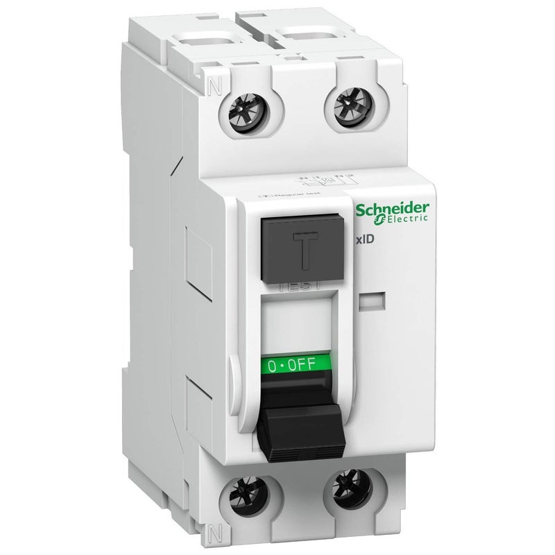 Schneider Electric قاطع الدائرة المتبقية من شنايدر إلكتريك Acti9 63A DP RCCB 30mA | قاطع تيار متبقي لحماية من الصدمات والحرائق | تركيب على سكة DIN | أبيض | معتمد من IEC/EN | أمان موثوق للمنزل والصناعة (A9N16208) - Image 5