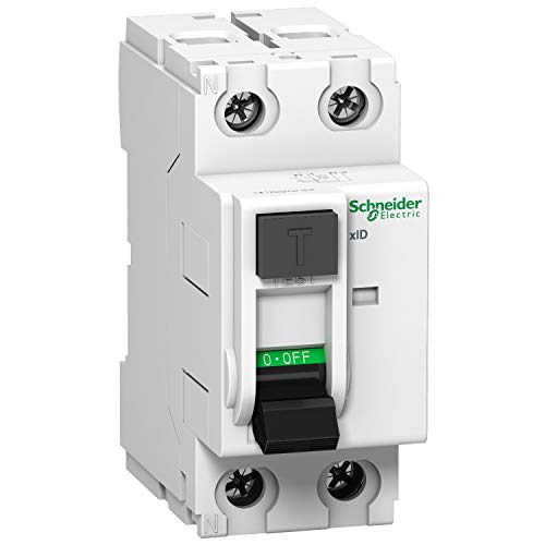 Schneider Electric قاطع الدائرة المتبقية من شنايدر إلكتريك Acti9 63A DP RCCB 30mA | قاطع تيار متبقي لحماية من الصدمات والحرائق | تركيب على سكة DIN | أبيض | معتمد من IEC/EN | أمان موثوق للمنزل والصناعة (A9N16208) - Image 1