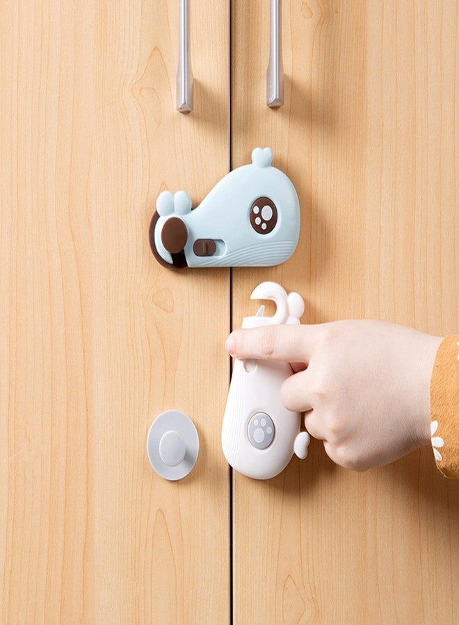 Mockery Baby Safety Cupboard Door Drawer Lock Baby Child Kid Proof Fridge Locks(Color May Vary),1 Count - Image 1
