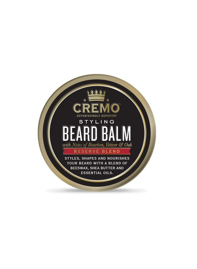 cremo - Styling Beard Balm Distiller'S Blend (Reserve Collection) Nourishes Shapes And Moisturizes All Lengths Of Facial Hair 2 Ounce - Image 1