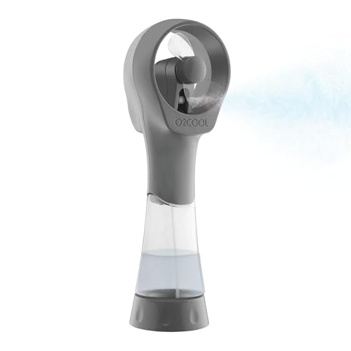O2COOL Elite Water Misting Fan, Grey - Image 1