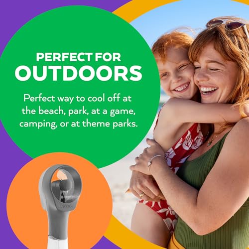 O2COOL Elite Water Misting Fan, Grey - Image 5
