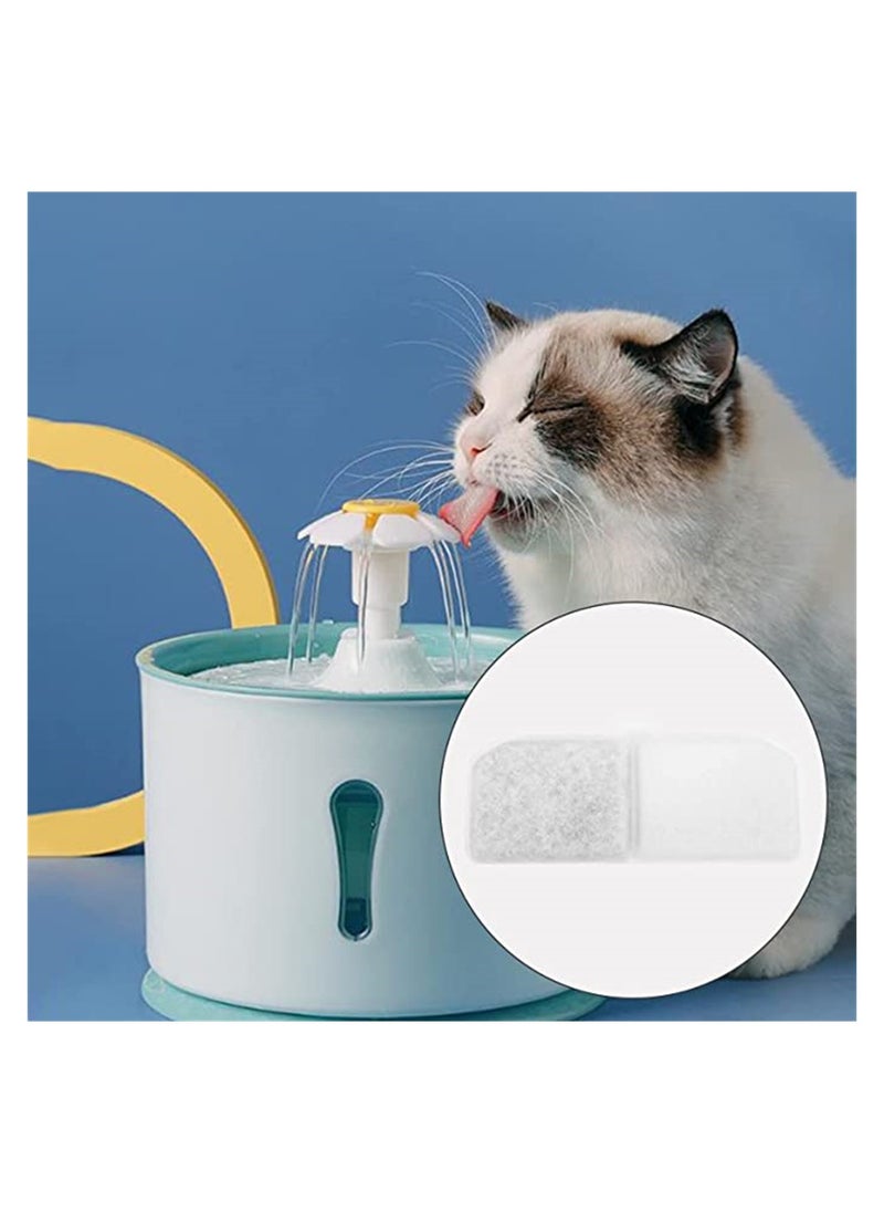 SYOSI - Pet Drinking Water Filter Cotton, SYOSI Pet Water Fountain Replacement Filter Activated Carbon for Automatic Pet Water Dispenser for Cats Dogs, 10Pcs - Image 1
