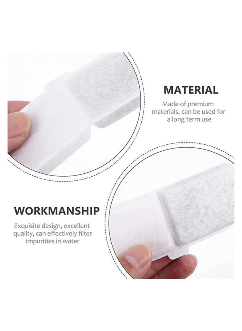 SYOSI - Pet Drinking Water Filter Cotton, SYOSI Pet Water Fountain Replacement Filter Activated Carbon for Automatic Pet Water Dispenser for Cats Dogs, 10Pcs - Image 1