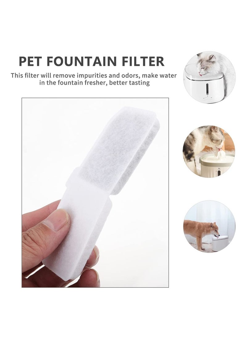 SYOSI - Pet Drinking Water Filter Cotton, SYOSI Pet Water Fountain Replacement Filter Activated Carbon for Automatic Pet Water Dispenser for Cats Dogs, 10Pcs - Image 1
