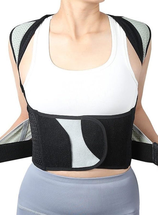 Polish'D Back Brace and Posture Corrector Back Straightener Belt Back Support Helps Hunchback Correction and Relieve Shoulder Neck Back Pain, Relieve Pressure On The Spine For Men And Women - Image 2