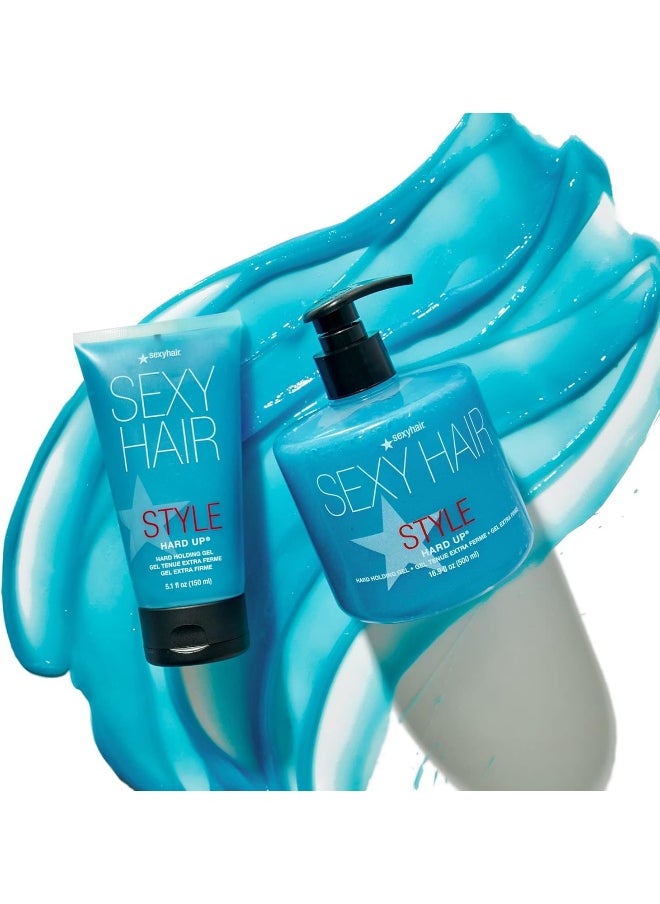 Sexy Hair - Style Hard Up Gel - Shine 9 / Hold 10, 16.9-Ounce Pump Bottle - Image 1