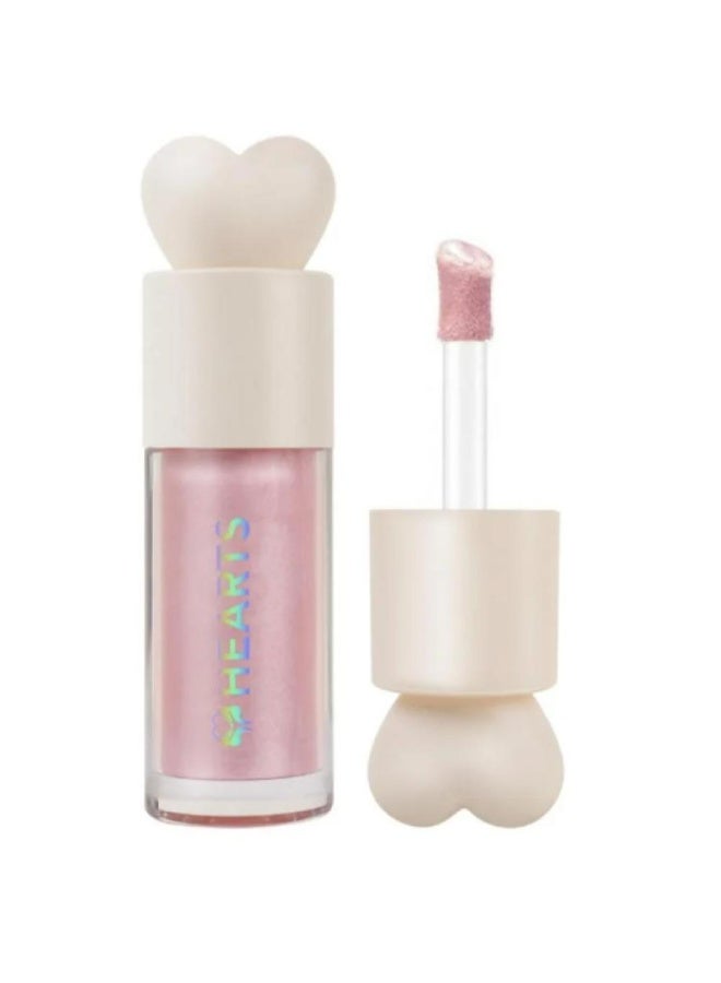 Hearts Soft Liquid Highlighter - 001 Pink - Image 2