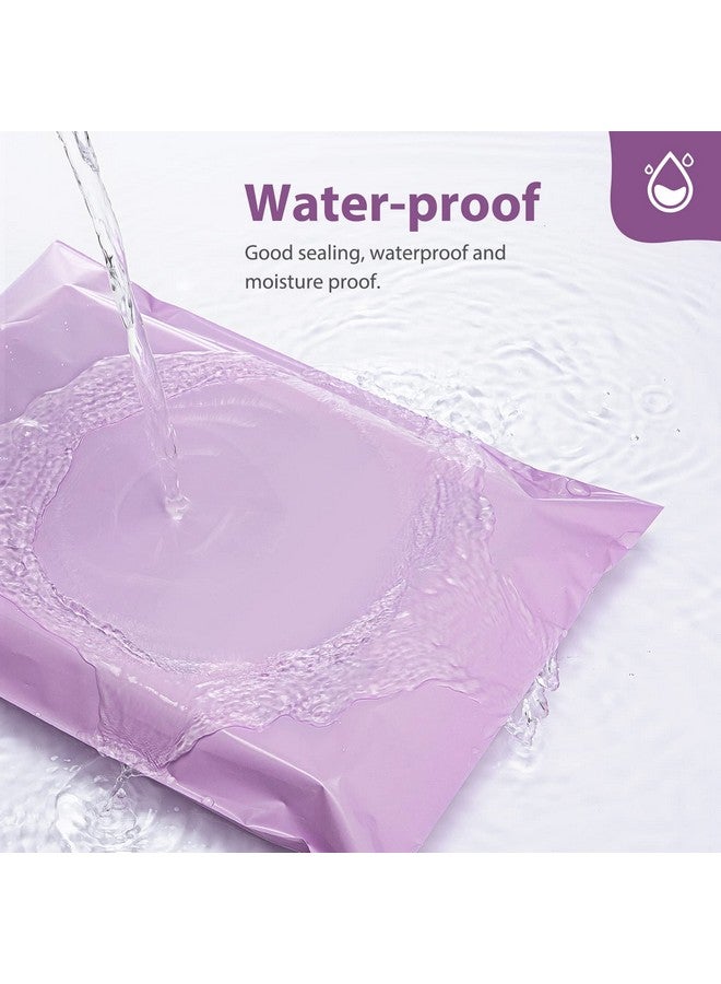 Fuxury Poly Mailers 10X13 Inch 50 Pcs Waterproof Shipping Bags For Clothing Strong Adhesive Shipping Envelopes For Small Business Suppliers Self Seal Mailers Poly Bags Mailing Envelopes Purple - Image 3