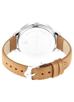 TITAN Women's Analog Round Shape Leather Wrist Watch - 2617SL03 - 43.5 Mm  - Image 5