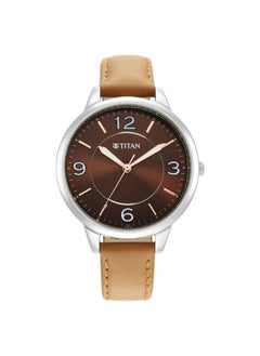 TITAN Women's Analog Round Shape Leather Wrist Watch - 2617SL03 - 43.5 Mm  - Image 2