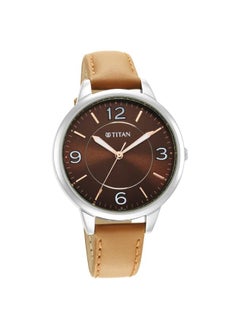 TITAN Women's Analog Round Shape Leather Wrist Watch - 2617SL03 - 43.5 Mm  - Image 1