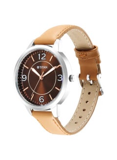 TITAN Women's Analog Round Shape Leather Wrist Watch - 2617SL03 - 43.5 Mm  - Image 3