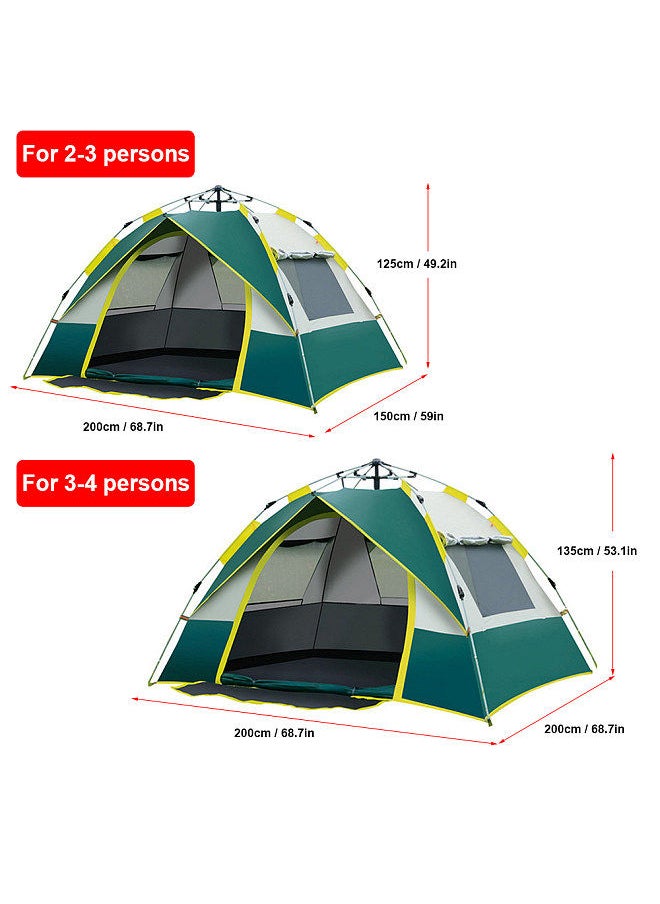 Generic - Outdoor Pop Up Tent Water-resistant Portable Instant Automatic Camping Tent - Image 1