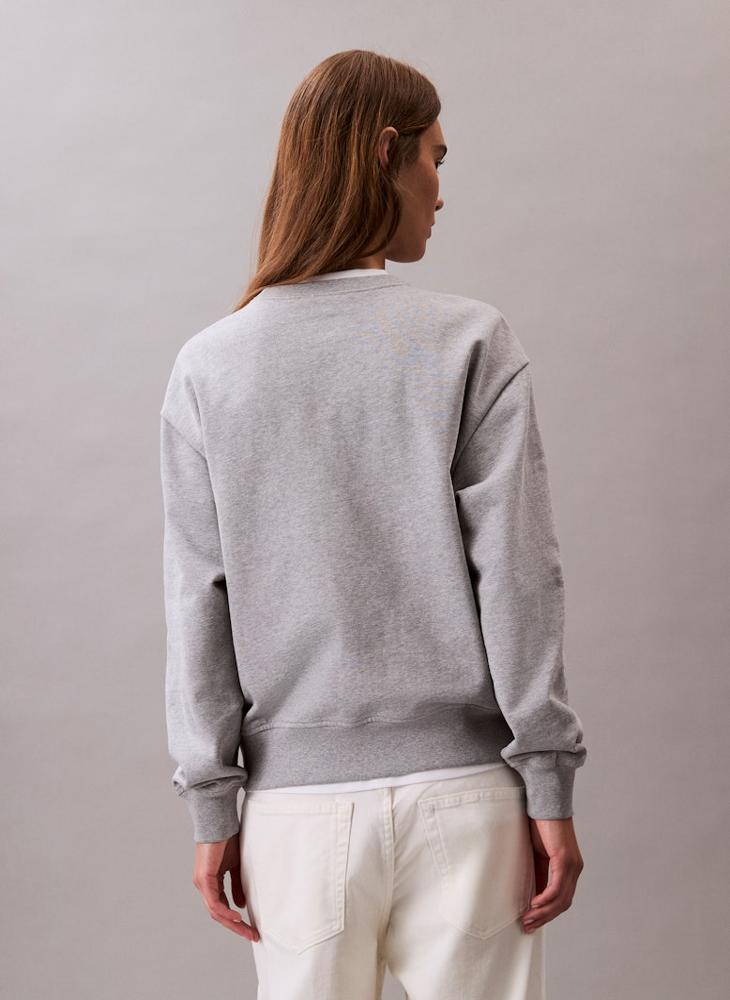 Calvin Klein Jeans Monologo Relaxed French Terry Sweatshirt - Image 2